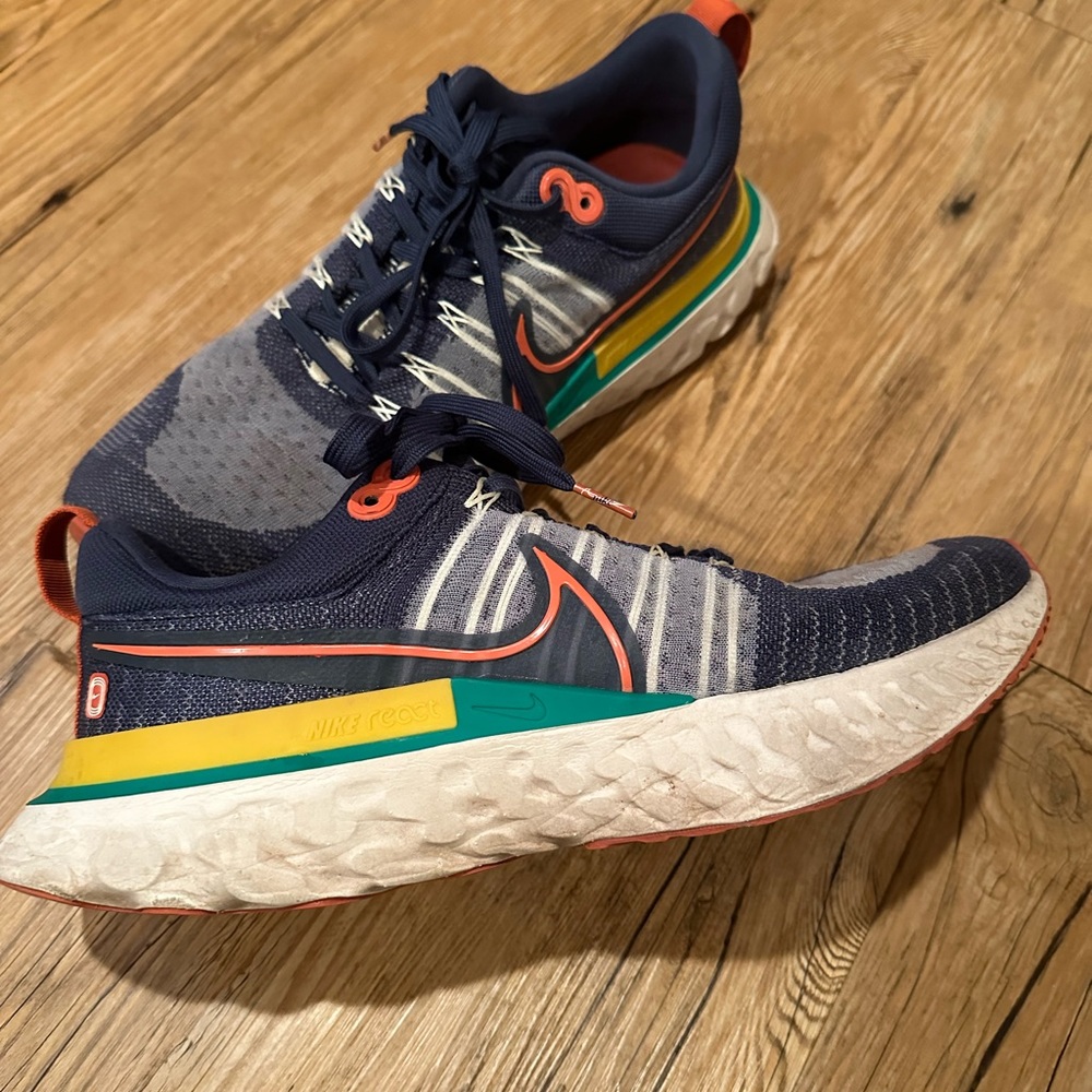 Nike Infinity React Flyknit ‘Denim’ running shoes - Men’s 10.5